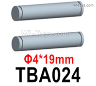 HG P806 Parts Bracket support plate movable shaft. TBA024. The size is Φ4*19mm. Total 2pcs.HG P806 TRASPED Semi Trailer Parts